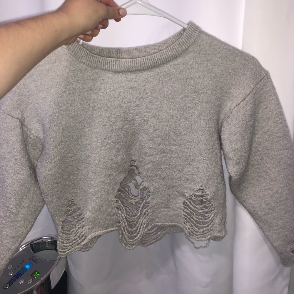 IRO JEANS. / yeezy inspired distressed top